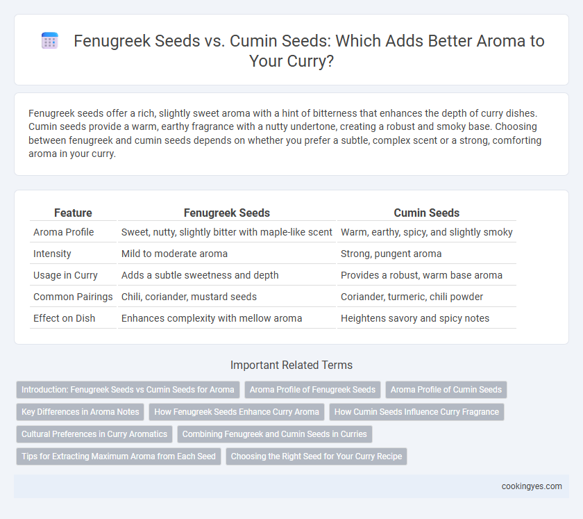 Fenugreek Seeds vs. Cumin Seeds: Which Adds Better Aroma to Your Curry?