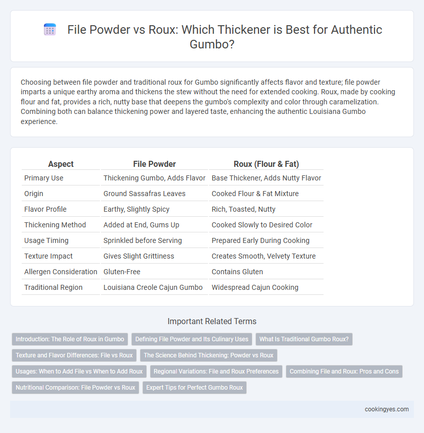 File Powder vs Roux: Which Thickener is Best for Authentic Gumbo?