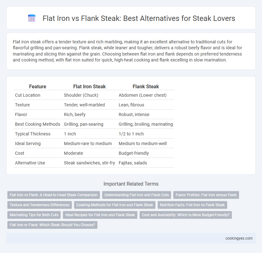 Flat Iron vs Flank Steak: Best Alternatives for Steak Lovers