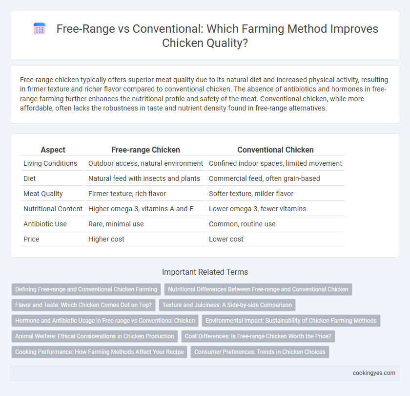 Free-Range vs Conventional: Which Farming Method Improves Chicken Quality?