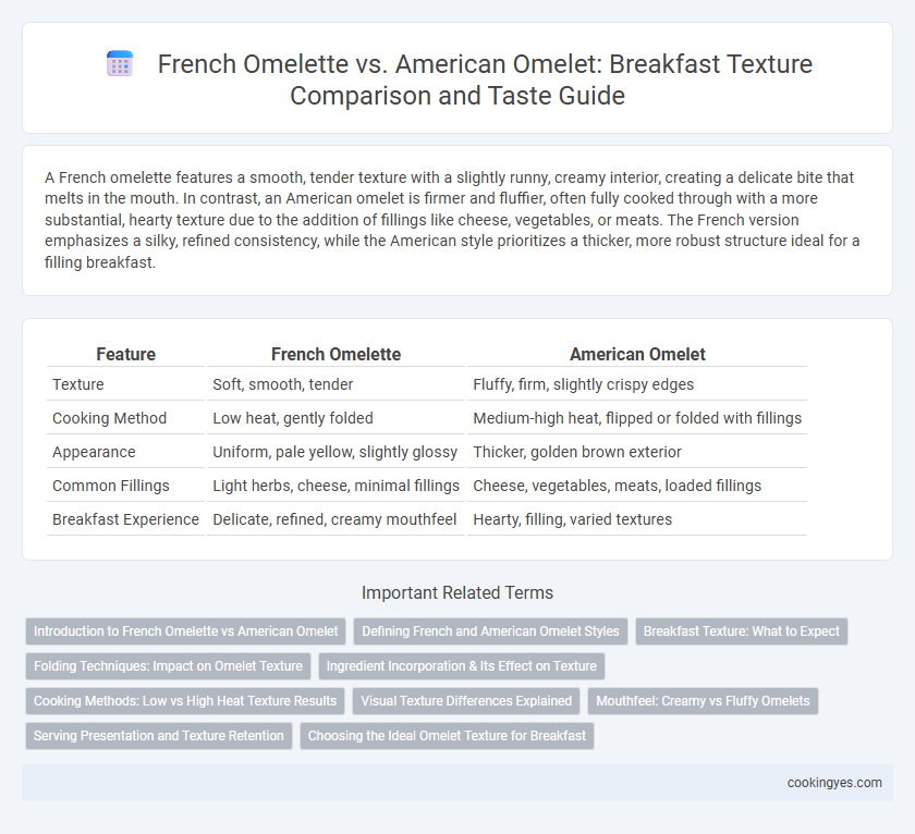 French Omelette vs. American Omelet: Breakfast Texture Comparison and Taste Guide