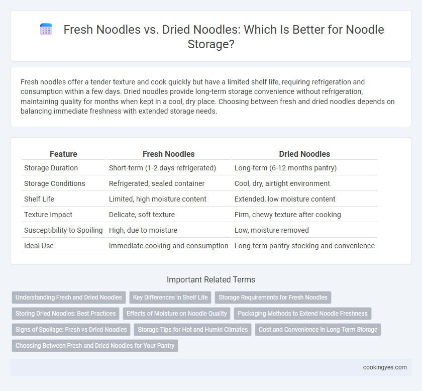 Fresh Noodles vs. Dried Noodles: Which Is Better for Noodle Storage?