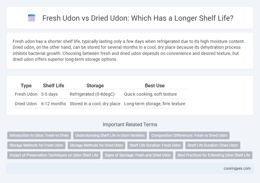 Fresh Udon vs Dried Udon: Which Has a Longer Shelf Life?