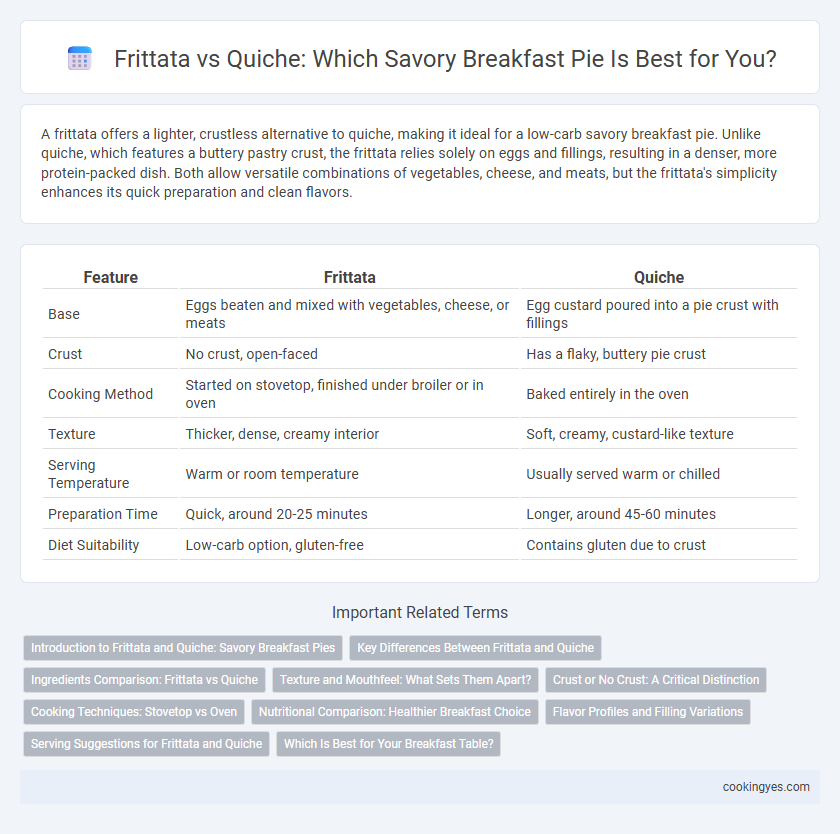 Frittata vs Quiche: Which Savory Breakfast Pie Is Best for You?