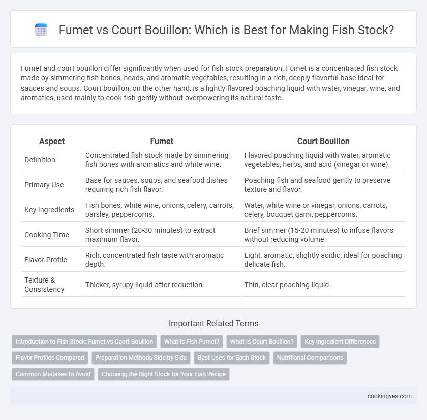 Fumet vs Court Bouillon: Which is Best for Making Fish Stock?