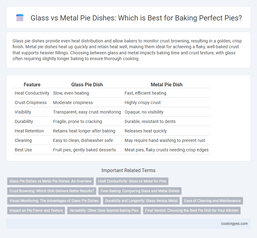 Glass vs Metal Pie Dishes: Which is Best for Baking Perfect Pies?