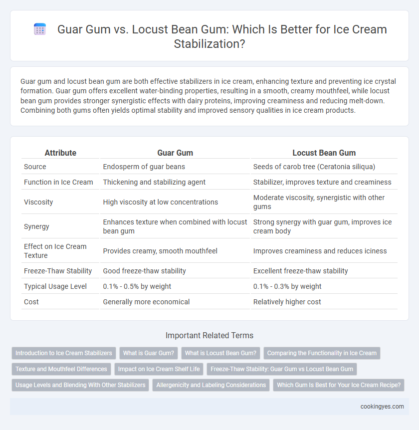 Guar Gum vs. Locust Bean Gum: Which Is Better for Ice Cream Stabilization?