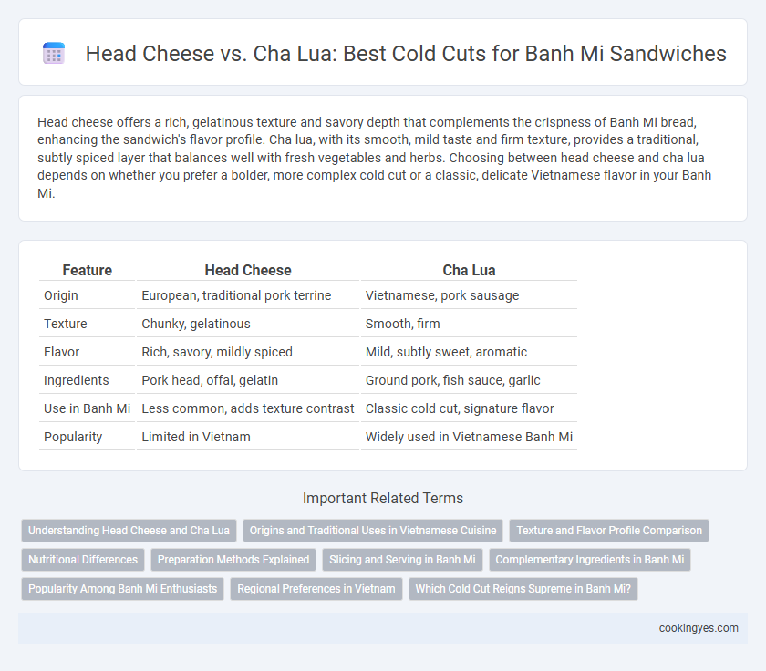 Head Cheese vs. Cha Lua: Best Cold Cuts for Banh Mi Sandwiches