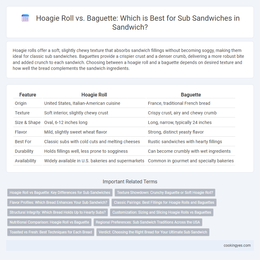 Hoagie Roll vs. Baguette: Which is Best for Sub Sandwiches in Sandwich?