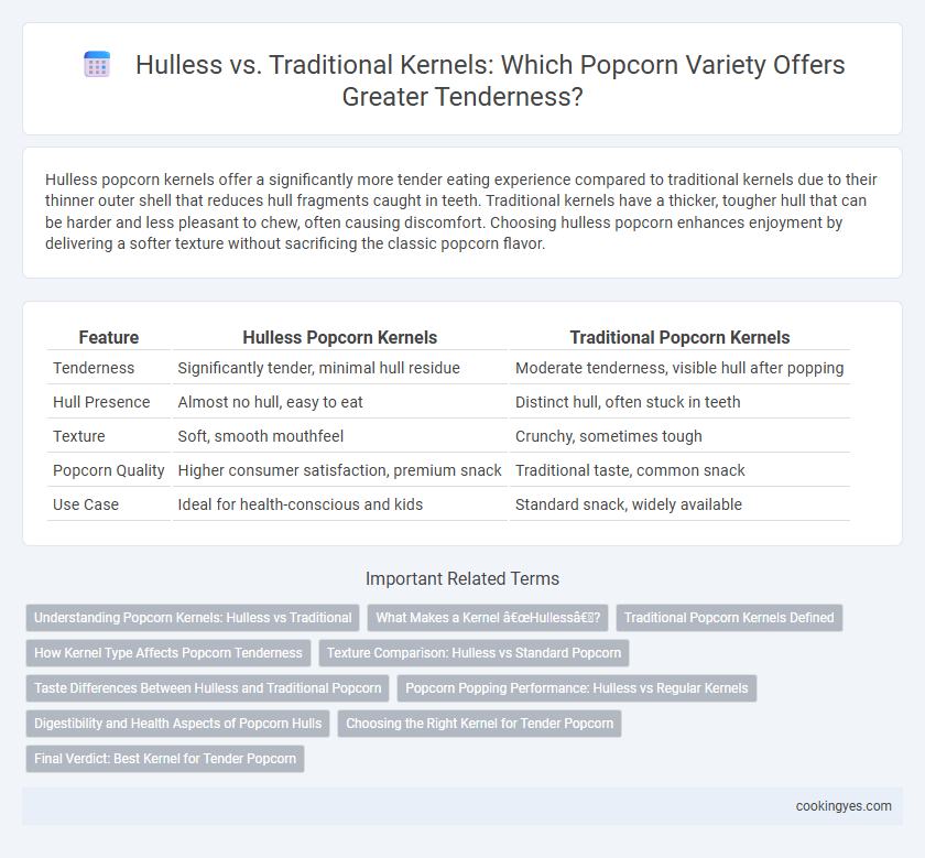 Hulless vs. Traditional Kernels: Which Popcorn Variety Offers Greater Tenderness?