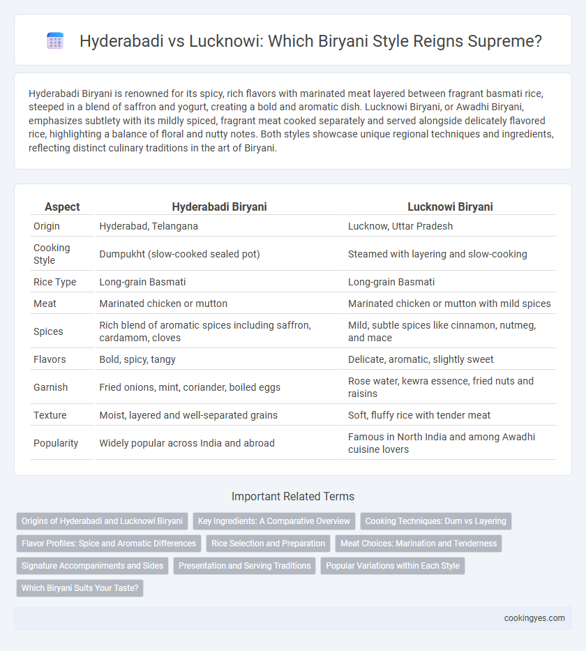 Hyderabadi vs Lucknowi: Which Biryani Style Reigns Supreme?