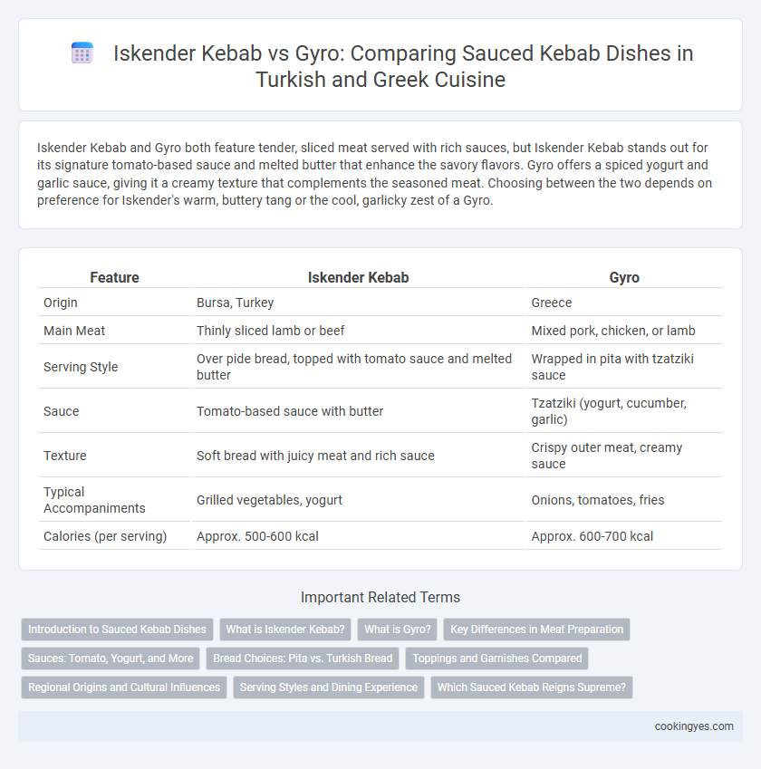 Iskender Kebab vs Gyro: Comparing Sauced Kebab Dishes in Turkish and Greek Cuisine