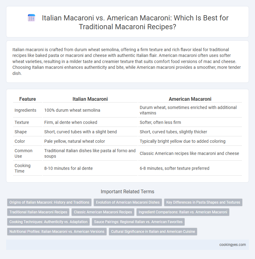 Italian Macaroni vs. American Macaroni: Which Is Best for Traditional Macaroni Recipes?