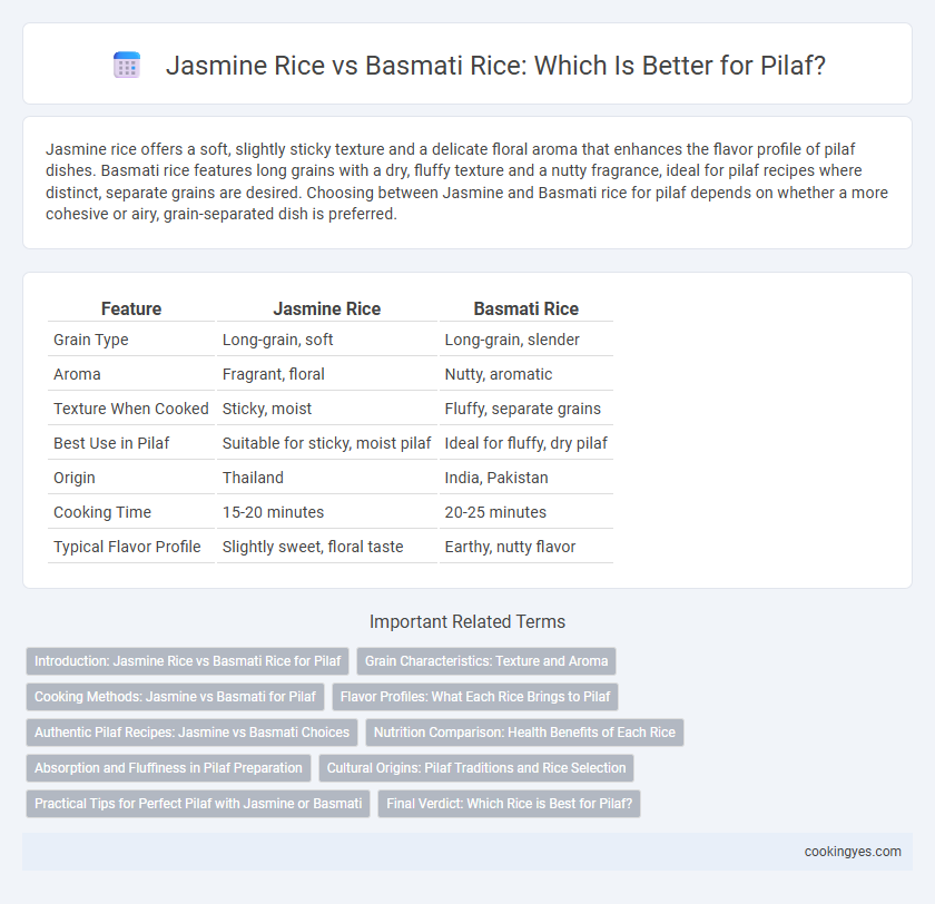 Jasmine Rice vs Basmati Rice: Which Is Better for Pilaf?