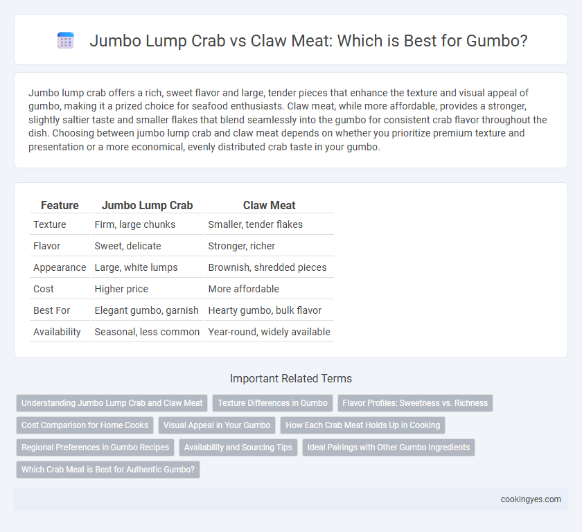 Jumbo Lump Crab vs Claw Meat: Which is Best for Gumbo?