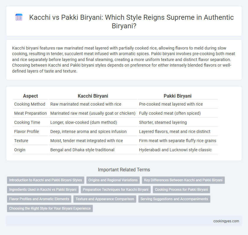 Kacchi vs Pakki Biryani: Which Style Reigns Supreme in Authentic Biryani?