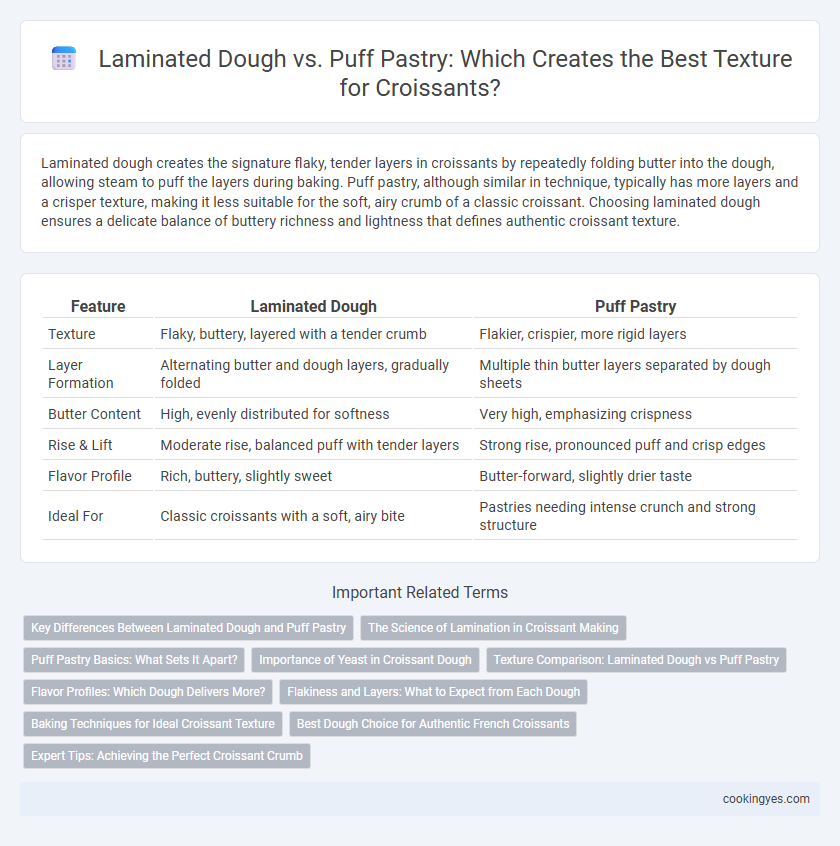 Laminated Dough vs. Puff Pastry: Which Creates the Best Texture for Croissants?