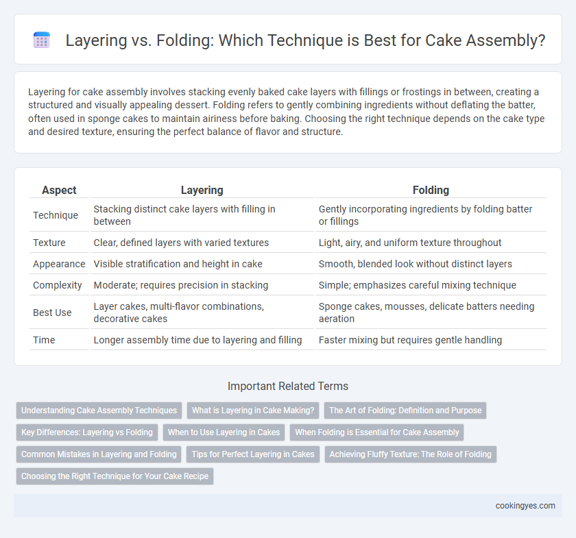 Layering vs. Folding: Which Technique is Best for Cake Assembly?