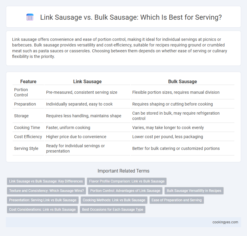 Link Sausage vs. Bulk Sausage: Which Is Best for Serving?