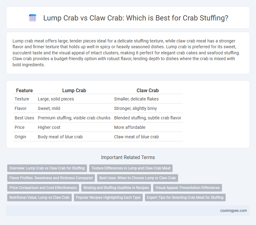 Lump Crab vs Claw Crab: Which is Best for Crab Stuffing?