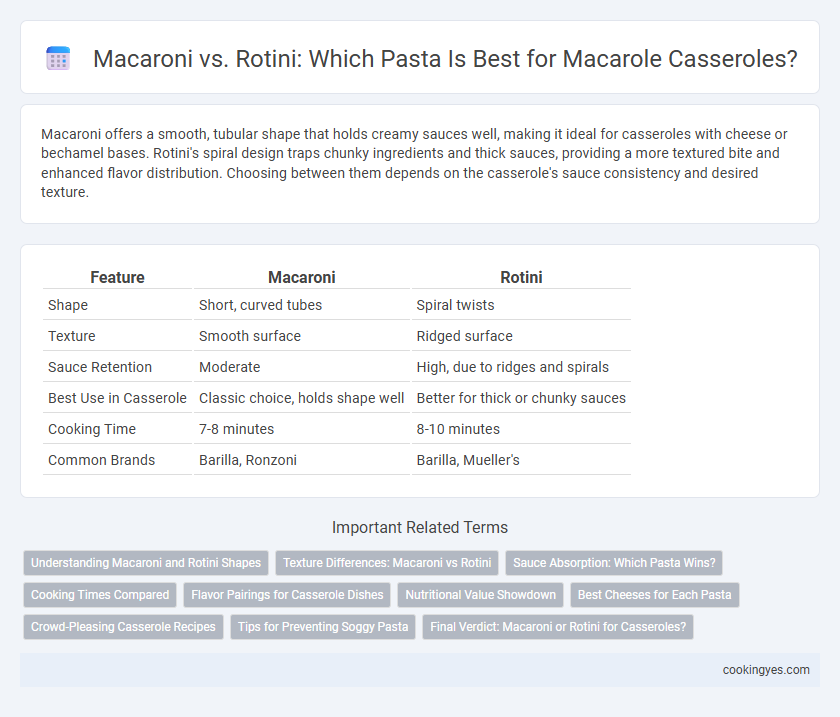 Macaroni vs. Rotini: Which Pasta Is Best for Macarole Casseroles?