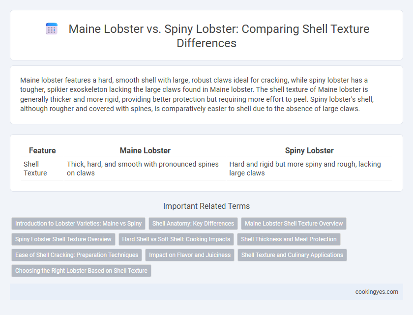 Maine Lobster vs. Spiny Lobster: Comparing Shell Texture Differences