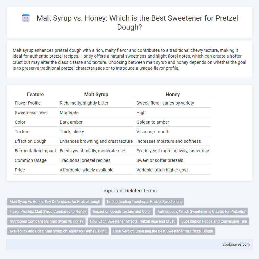 Malt Syrup vs. Honey: Which is the Best Sweetener for Pretzel Dough?