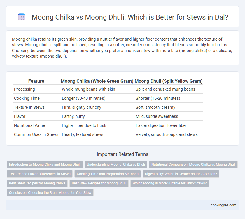 Moong Chilka vs Moong Dhuli: Which is Better for Stews in Dal?