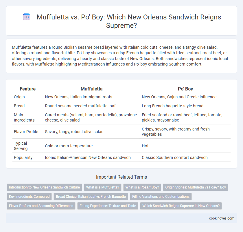 Muffuletta vs. Po' Boy: Which New Orleans Sandwich Reigns Supreme?