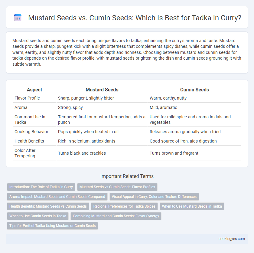 Mustard Seeds vs. Cumin Seeds: Which Is Best for Tadka in Curry?