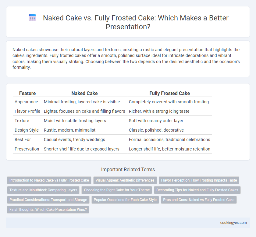 Naked Cake vs. Fully Frosted Cake: Which Makes a Better Presentation?