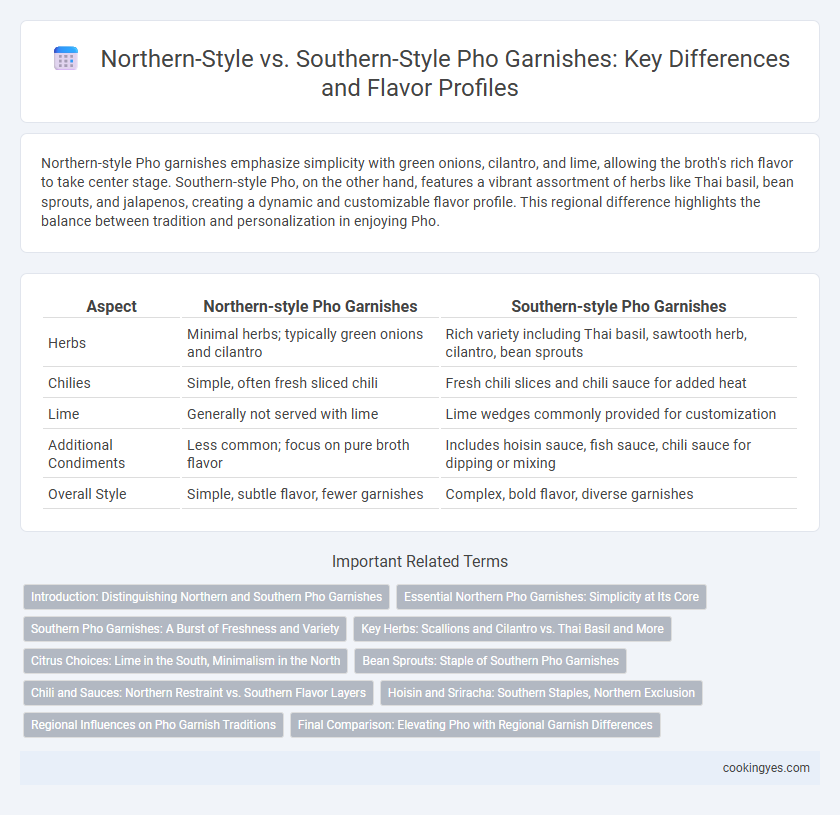 Northern-Style vs. Southern-Style Pho Garnishes: Key Differences and Flavor Profiles