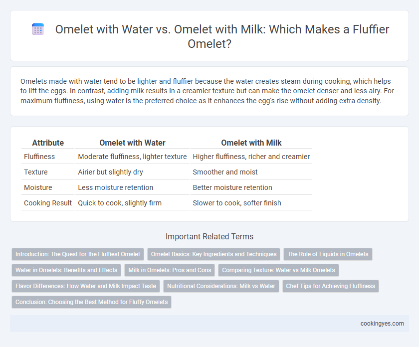 Omelet with Water vs. Omelet with Milk: Which Makes a Fluffier Omelet?