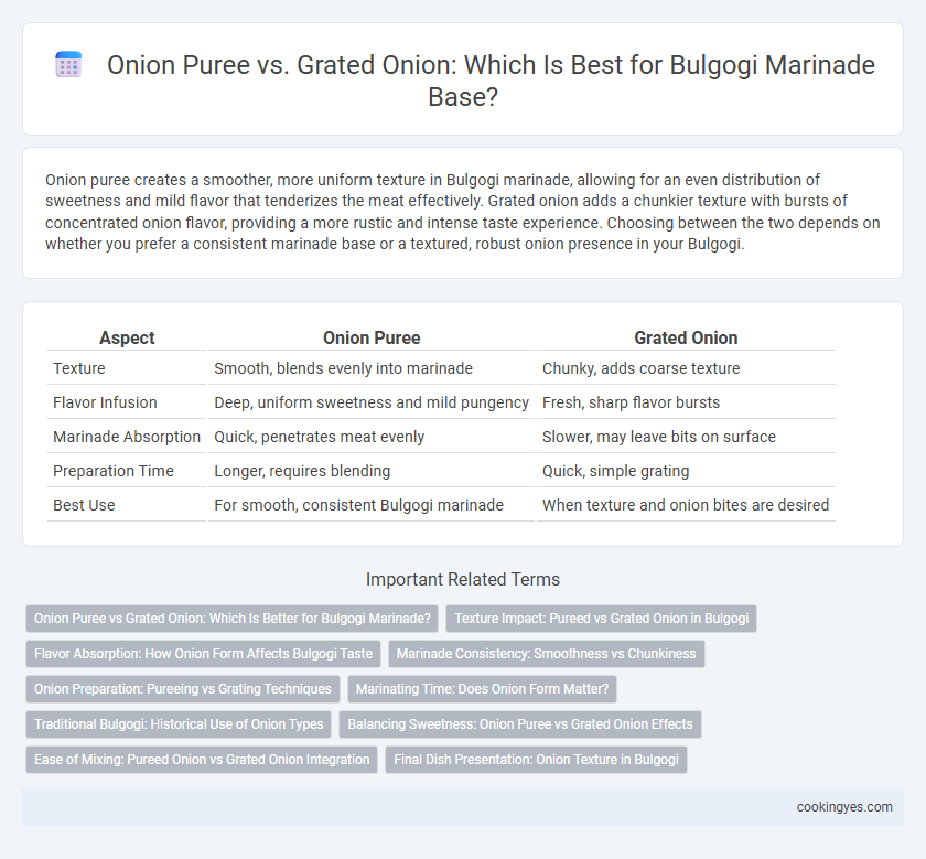 Onion Puree vs. Grated Onion: Which Is Best for Bulgogi Marinade Base?