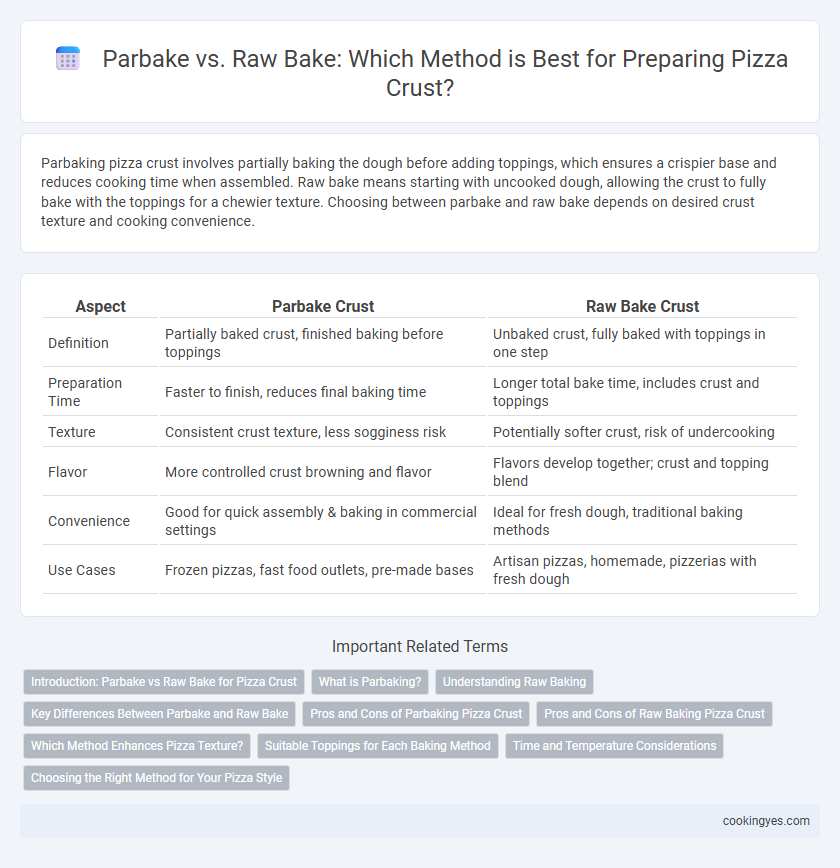 Parbake vs. Raw Bake: Which Method is Best for Preparing Pizza Crust?