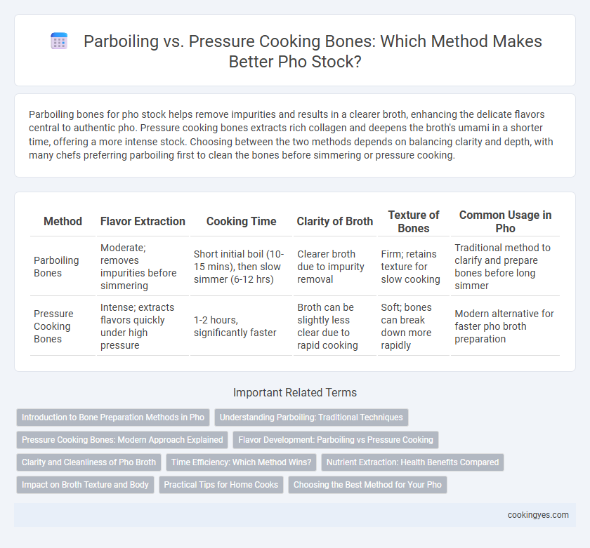 Parboiling vs. Pressure Cooking Bones: Which Method Makes Better Pho Stock?