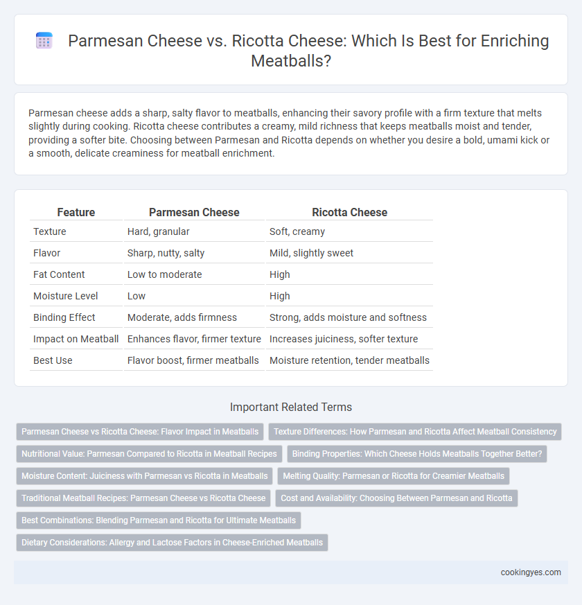 Parmesan Cheese vs. Ricotta Cheese: Which Is Best for Enriching Meatballs?