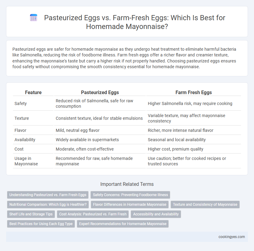 Pasteurized Eggs vs. Farm-Fresh Eggs: Which Is Best for Homemade Mayonnaise?