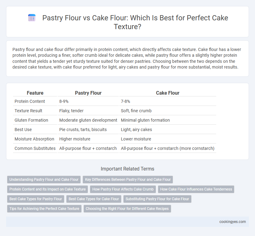 Pastry Flour vs Cake Flour: Which Is Best for Perfect Cake Texture?