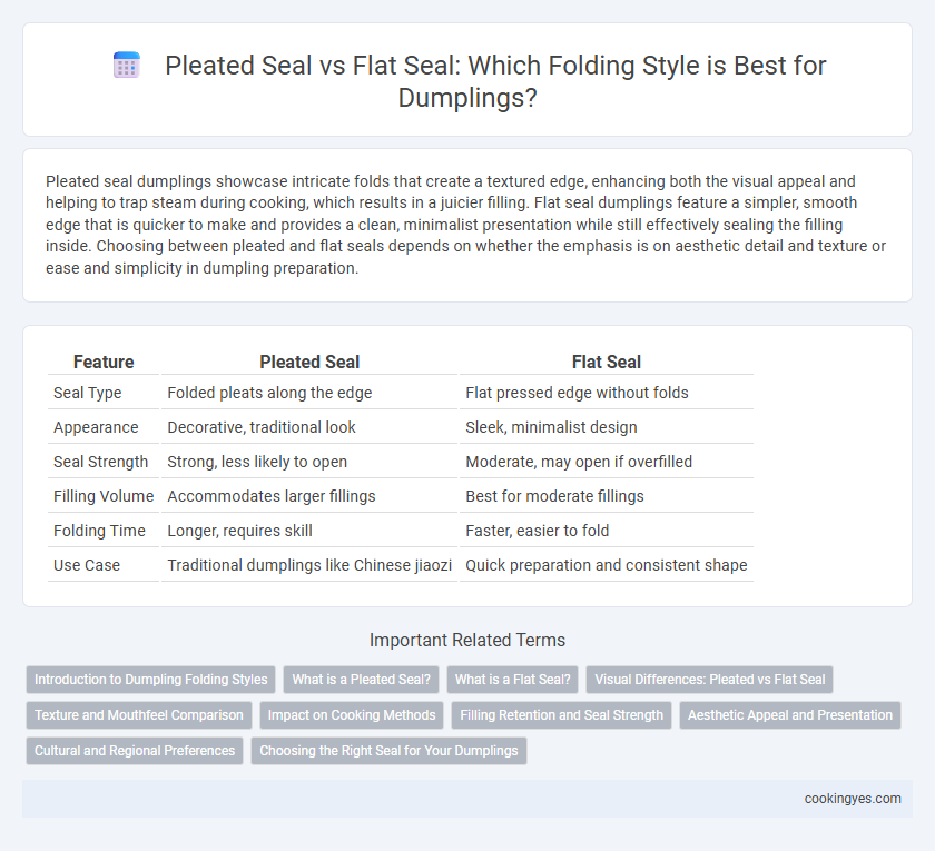 Pleated Seal vs Flat Seal: Which Folding Style is Best for Dumplings?