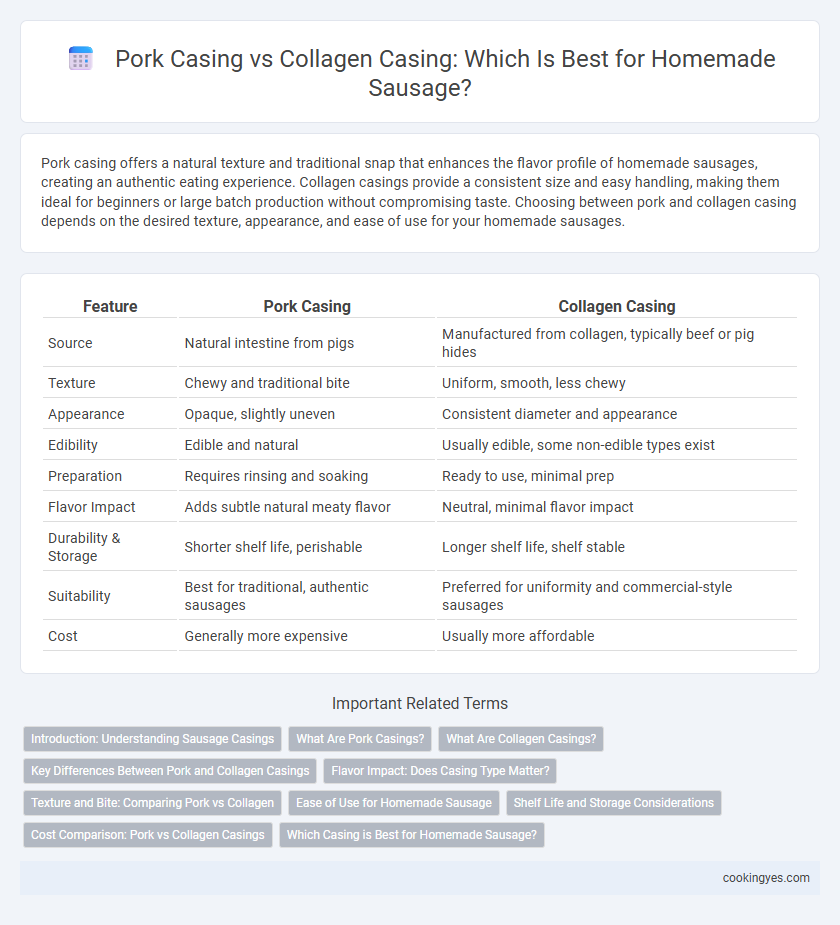 Pork Casing vs Collagen Casing: Which Is Best for Homemade Sausage?