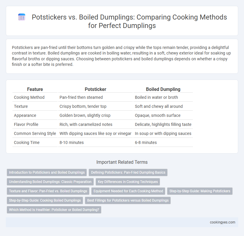 Potstickers vs. Boiled Dumplings: Comparing Cooking Methods for Perfect Dumplings