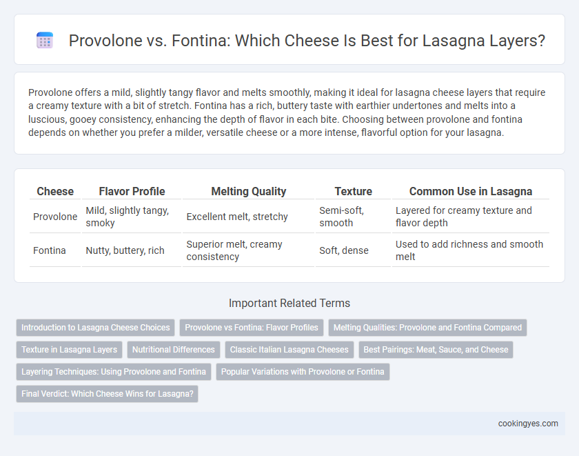 Provolone vs. Fontina: Which Cheese Is Best for Lasagna Layers?