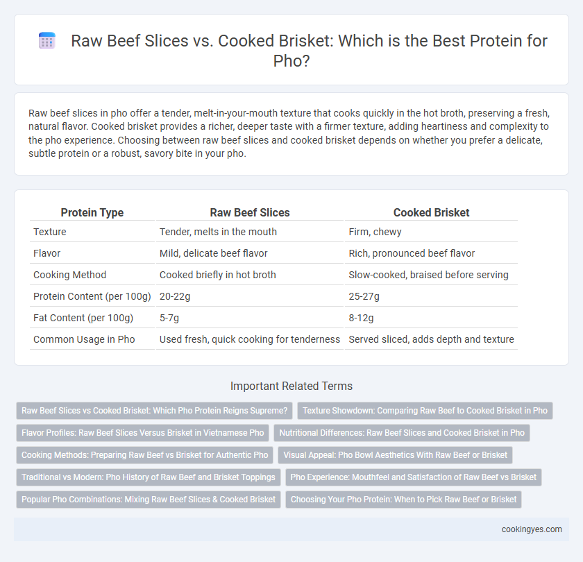 Raw Beef Slices vs. Cooked Brisket: Which is the Best Protein for Pho?