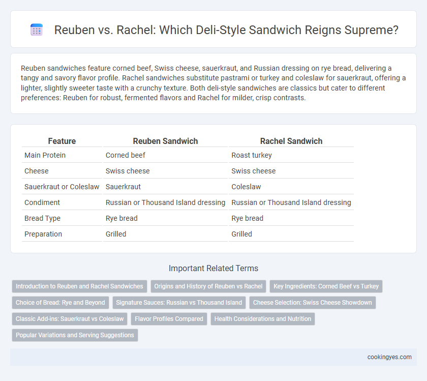 Reuben vs. Rachel: Which Deli-Style Sandwich Reigns Supreme?