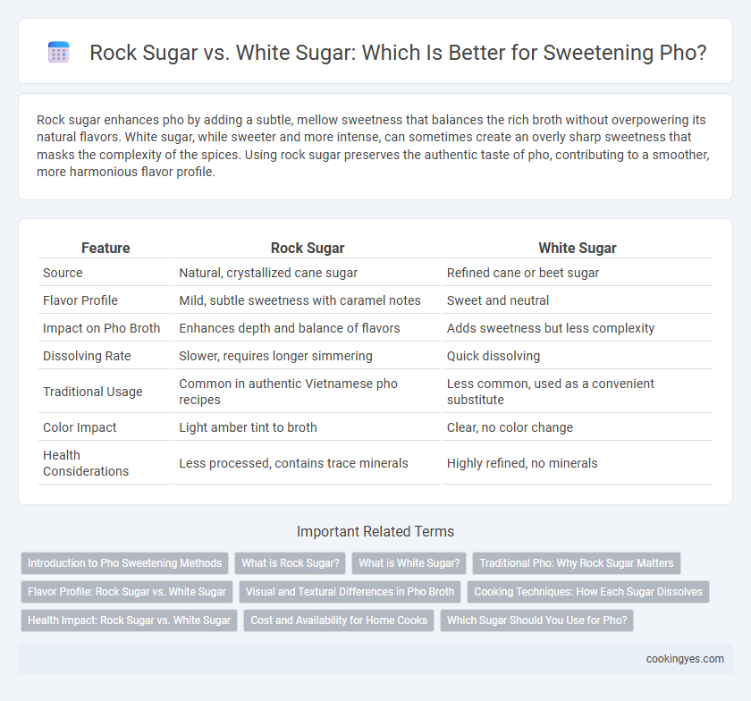 Rock Sugar vs. White Sugar: Which Is Better for Sweetening Pho?