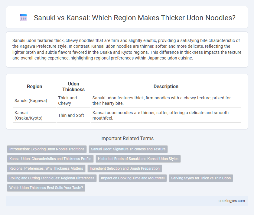 Sanuki vs Kansai: Which Region Makes Thicker Udon Noodles?