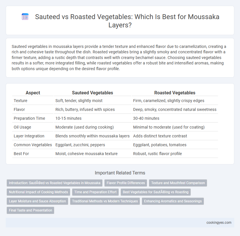 Sauteed vs Roasted Vegetables: Which Is Best for Moussaka Layers?