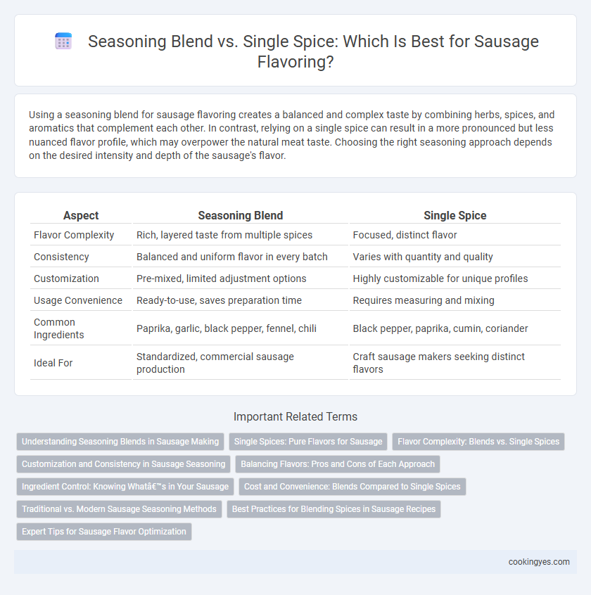 Seasoning Blend vs. Single Spice: Which Is Best for Sausage Flavoring?