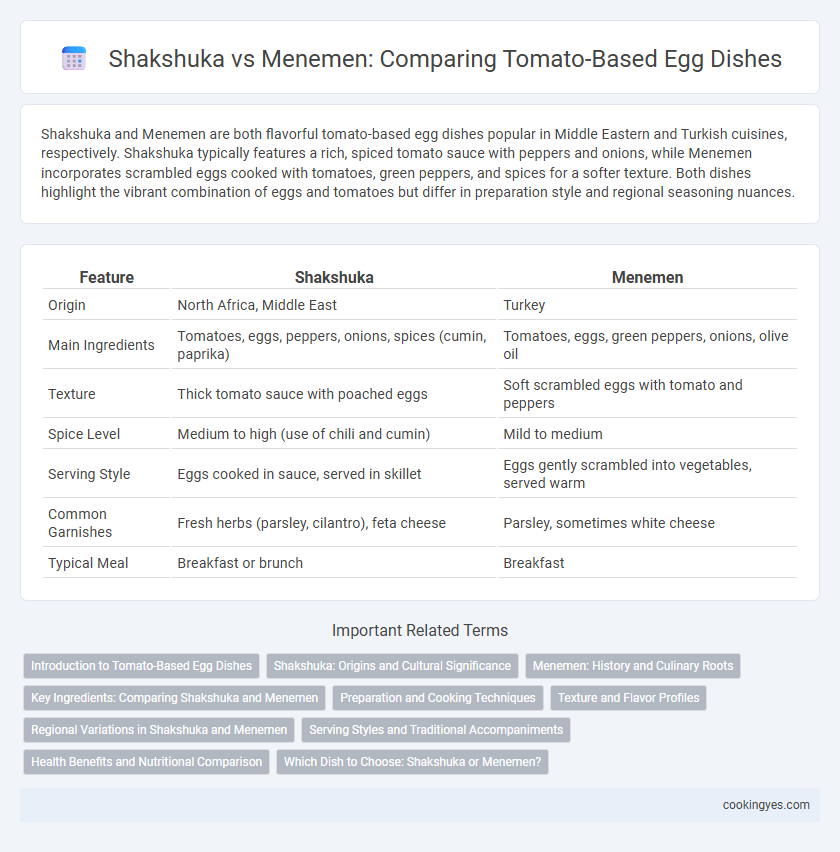 Shakshuka vs Menemen: Comparing Tomato-Based Egg Dishes